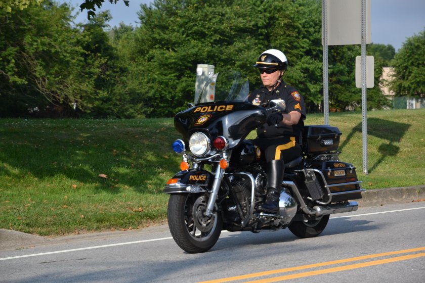 Американский полицейский мотоцикл