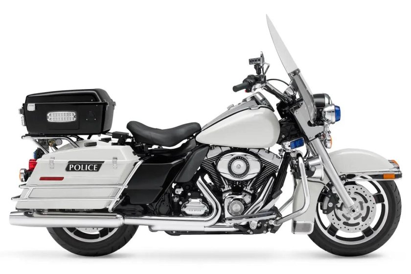 Полицейский мотоцикл Харлей Дэвидсон