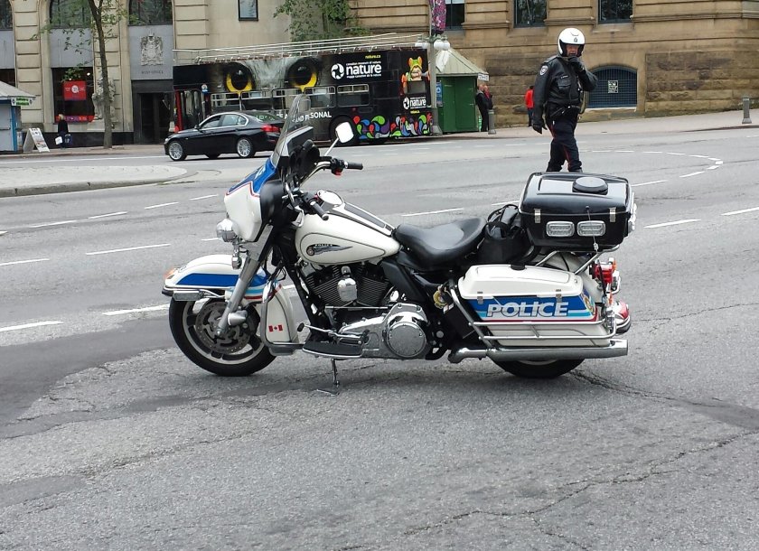 Мотоцикл полицейский Харлей