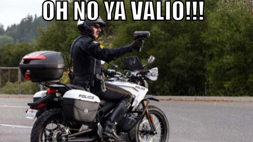 Полицейский эндуро Кавасаки