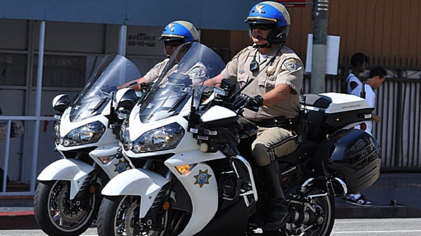 Мотоцикл "полиция"