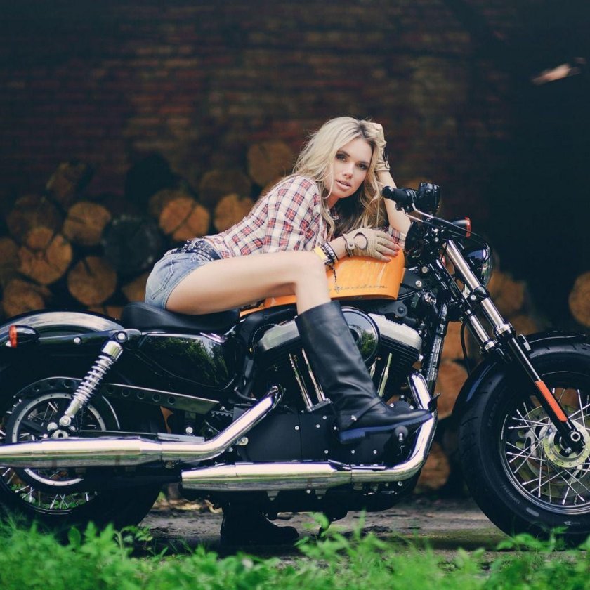 Анастасия трегубова harley davidson