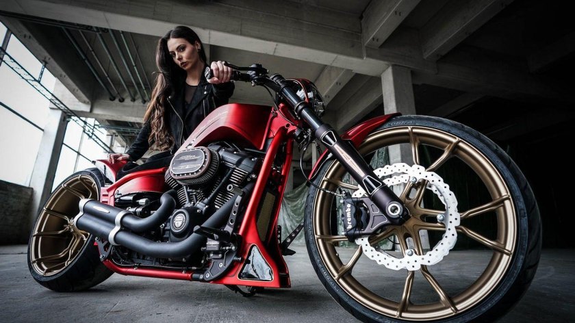 Харлей Дэвидсон тандербайк