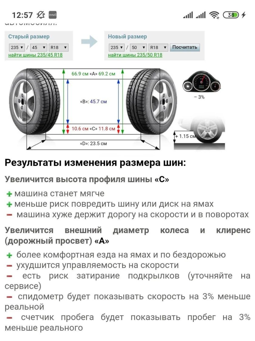 Размер колес 185 65 r15