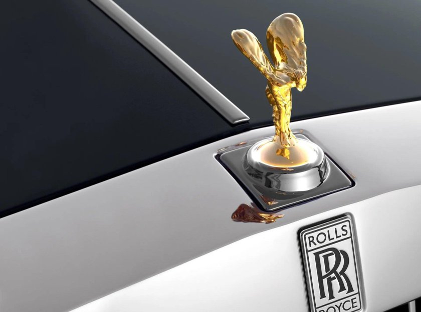 Машина Rolls Royce эмблема
