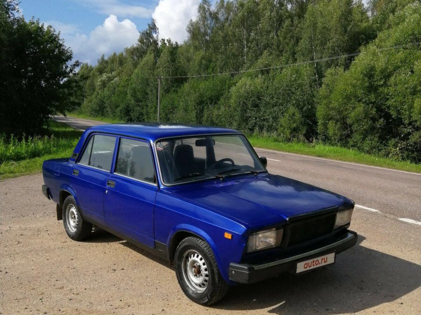 ВАЗ 2107 индиго металлик