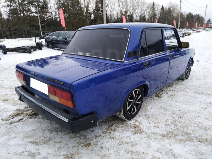 Ваз 2107 синий металлик