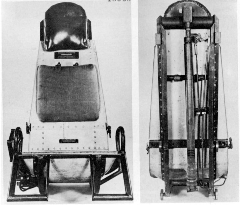 Катапультное кресло с Хейнкель 162