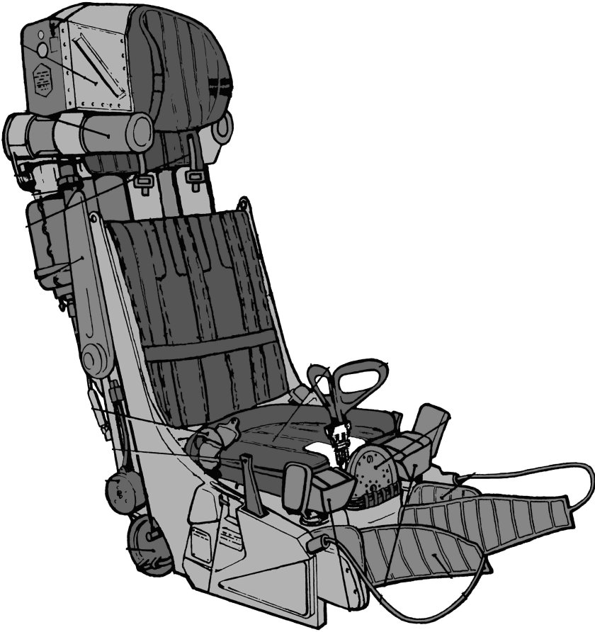 Кт-1м катапультное кресло