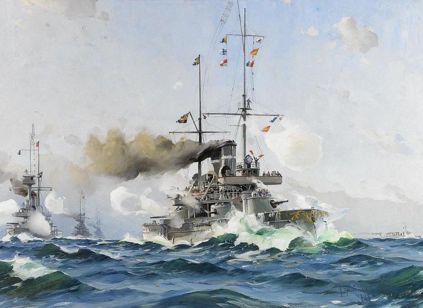 Художник-маринист Herman Gustav Sillen