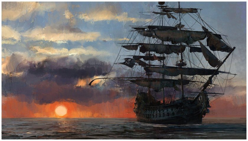 Айвазовский Летучий голландец