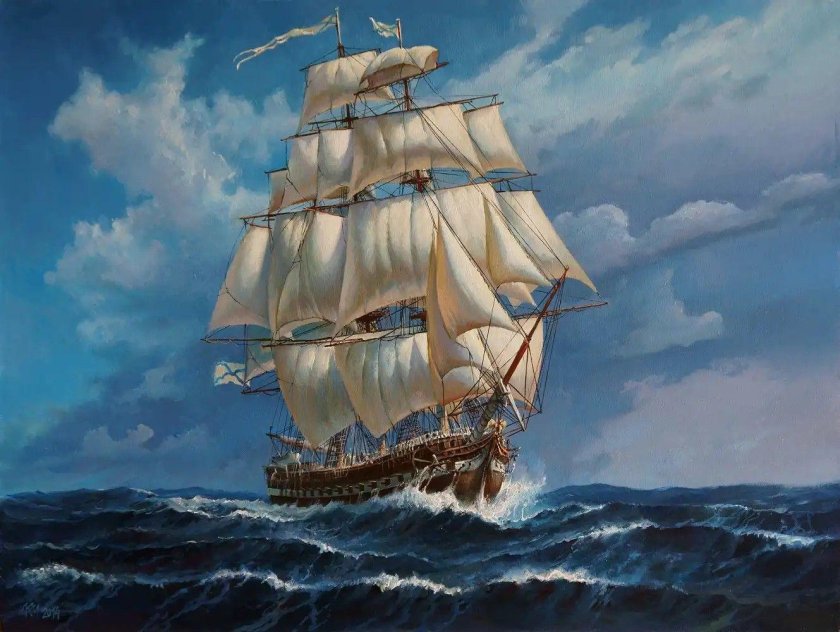 Парусник фрегат паллада