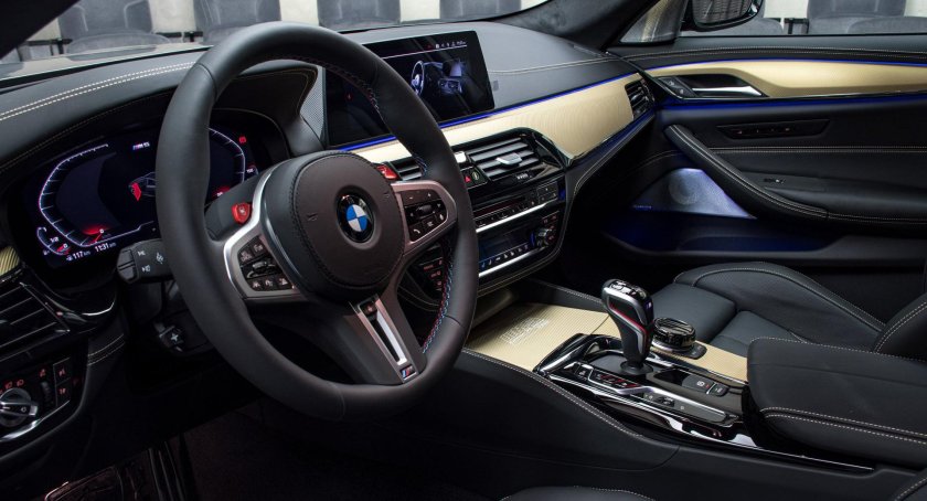 BMW m5 f90 салон