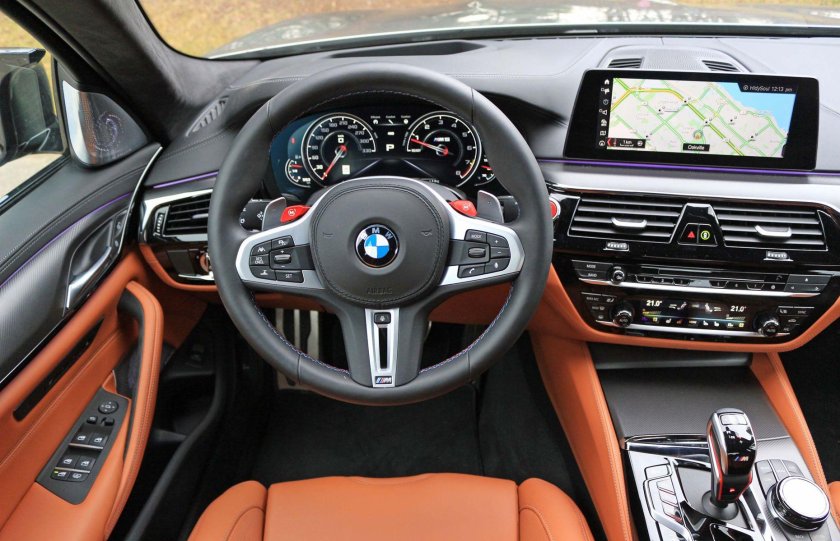 BMW m5 2020 салон