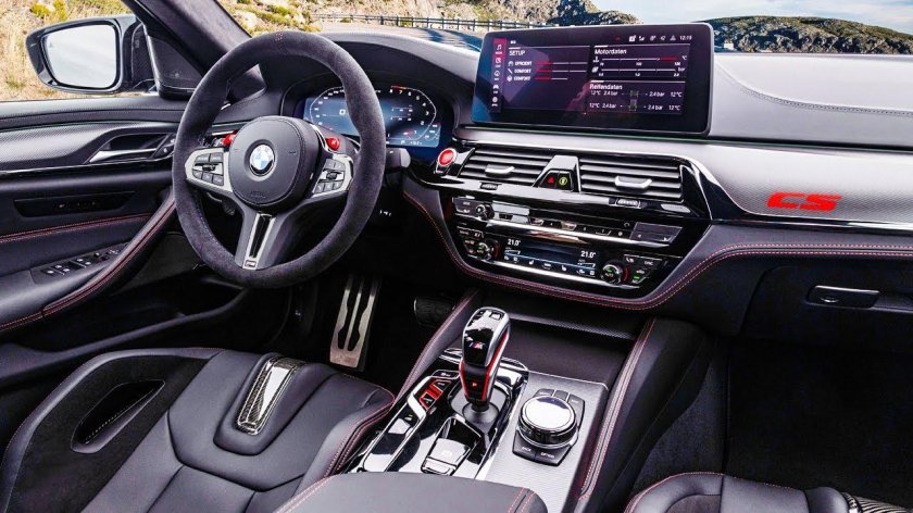 BMW m5 f90 салон