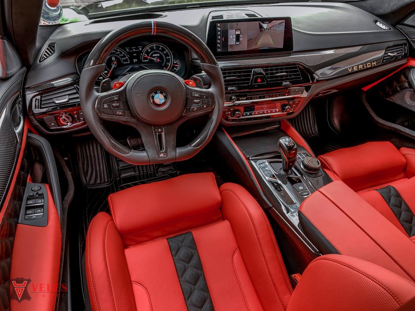 BMW m5 f90 салон