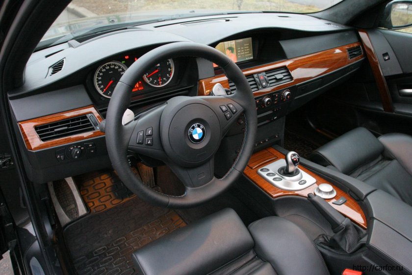 BMW m5 e60 салон