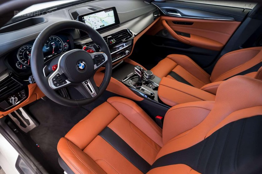 BMW m5 f90 салон