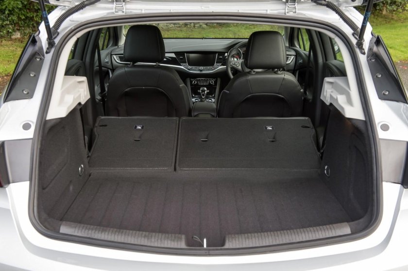 Опель Астра хэтчбек багажник