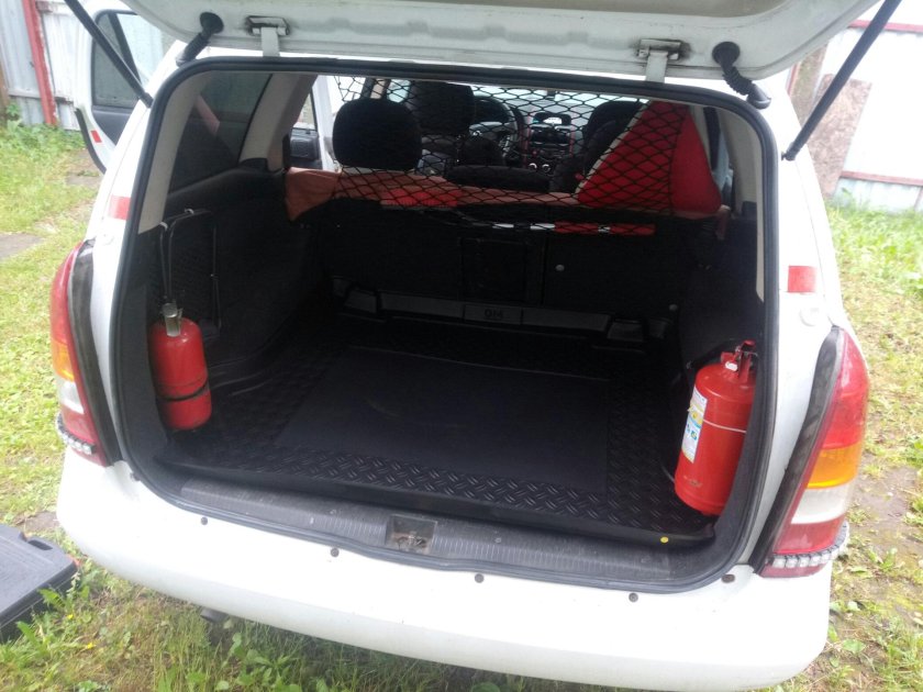 Opel Astra g багажник