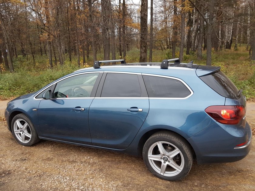 Опель Астра j универсал багажник