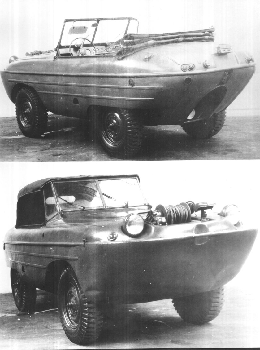 ЛУАЗ военный амфибия