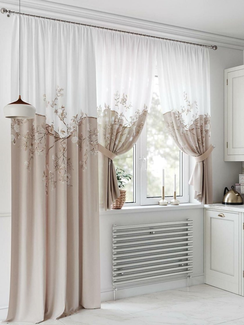 Занавески в белую комнату