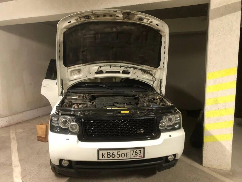 Высота Рендж ровера до капота 2021