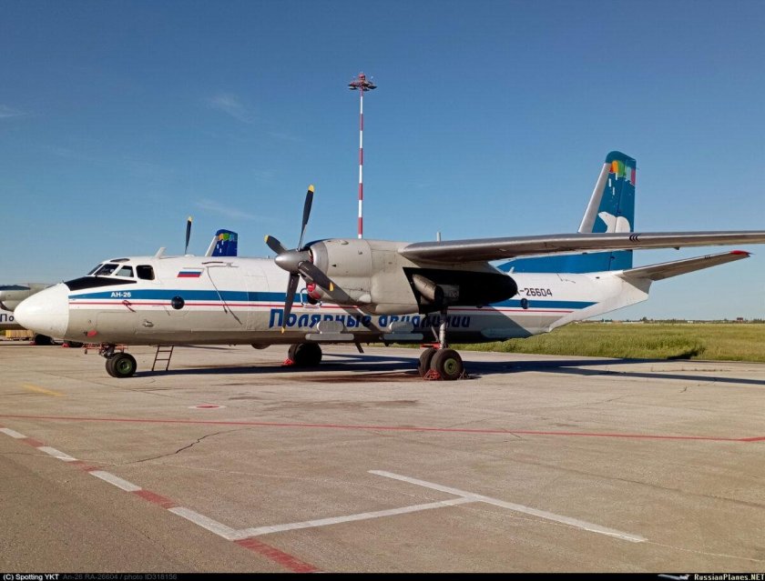 АН-24 Полярные авиалинии картинки зимой