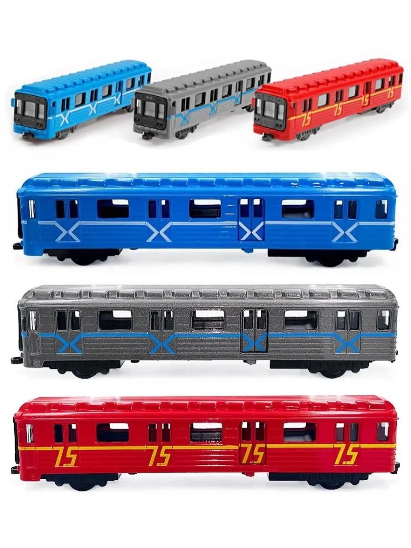 Вагон Технопарк метро инерционный 192126