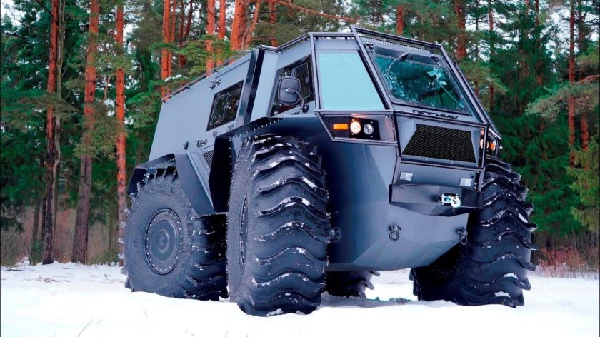 6 Колесный снегоболотоход Лесник Север МД