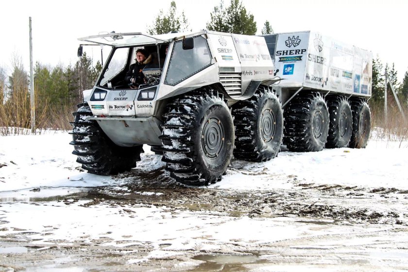 Вездеход болотоход Шерп