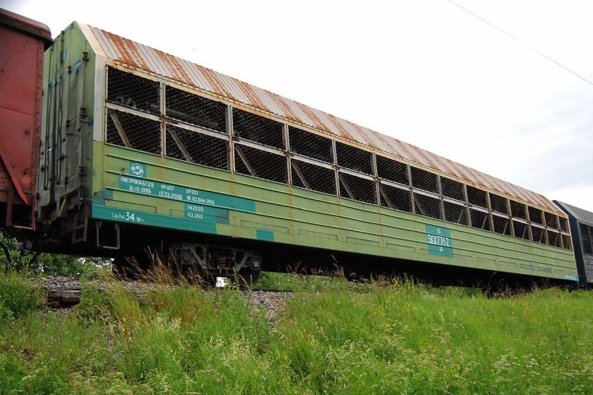 ЖД вагон автомобилевоз