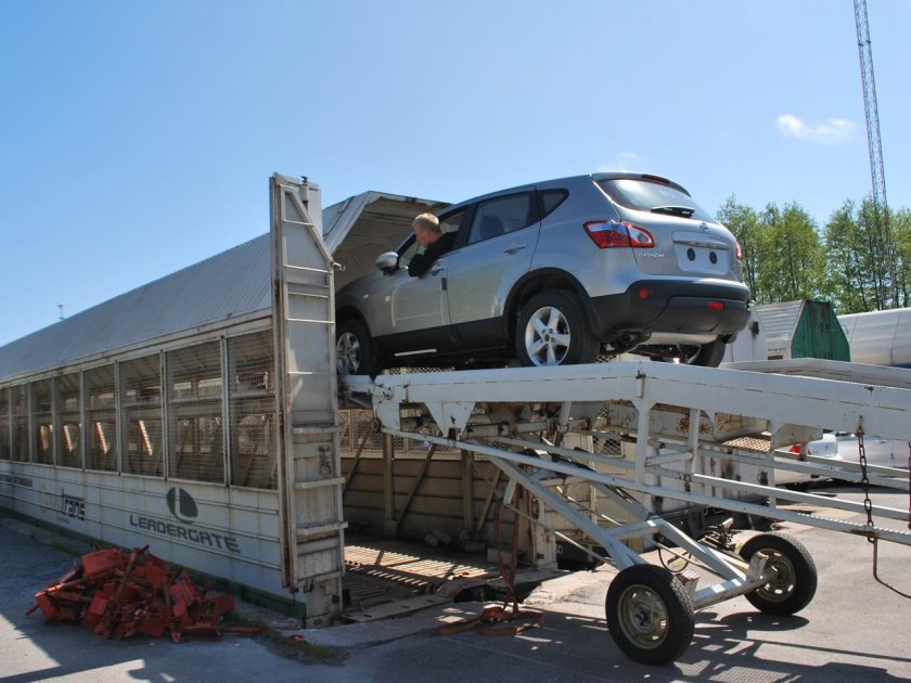 Платформа автомобилевоз РЖД