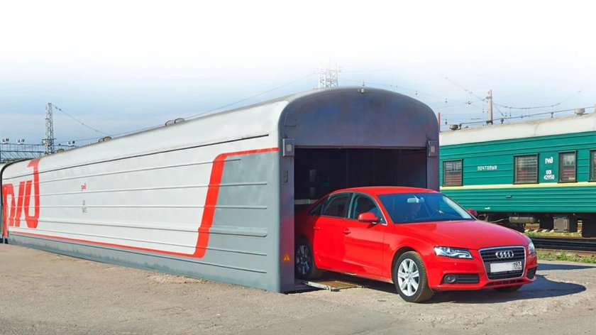 Вагон-автомобилевоз РЖД