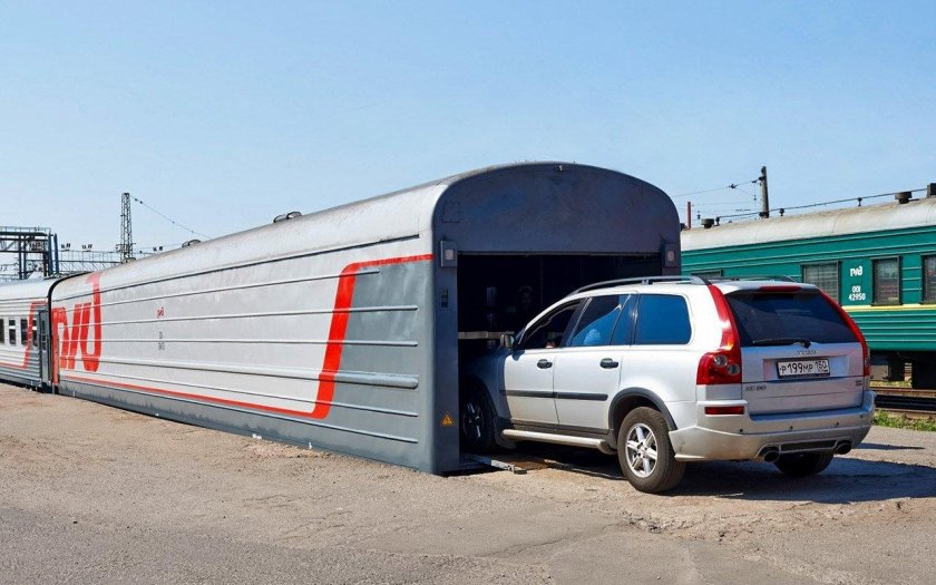 Вагон автомобилевоз ржд