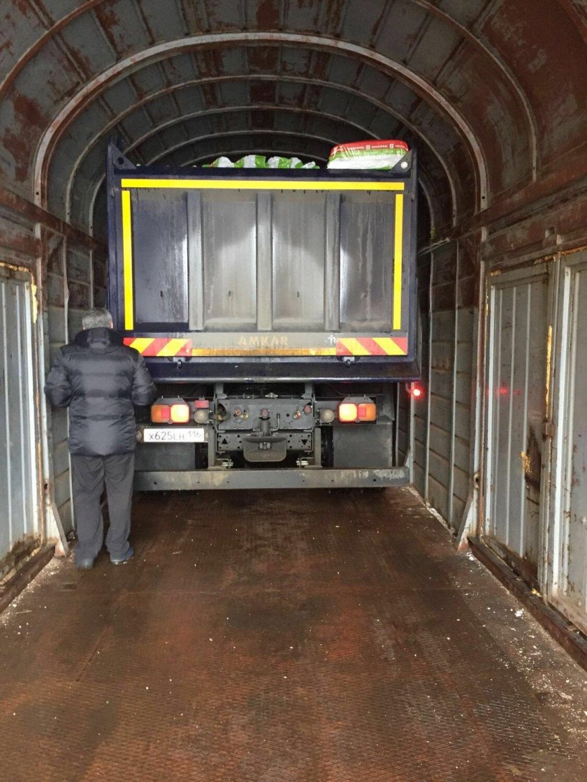 Вагон-автомобилевоз РЖД