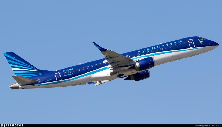 Азербайджанские авиалинии embraer 190