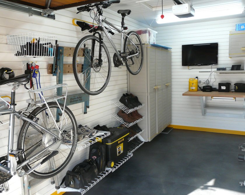 Стеллаж для велосипедов в гараж