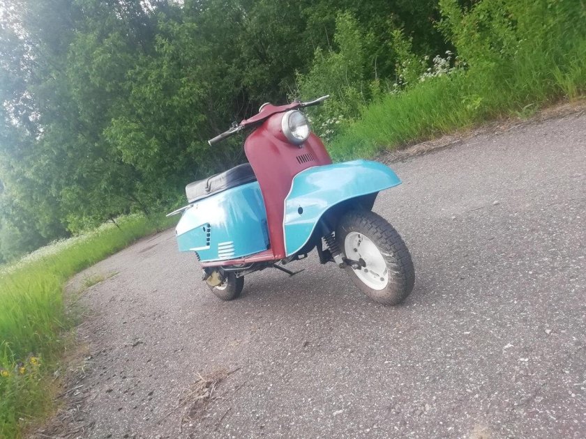 Советский мотороллер тулица