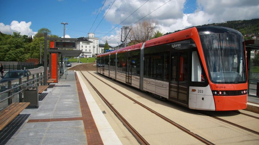 Трамвай берген