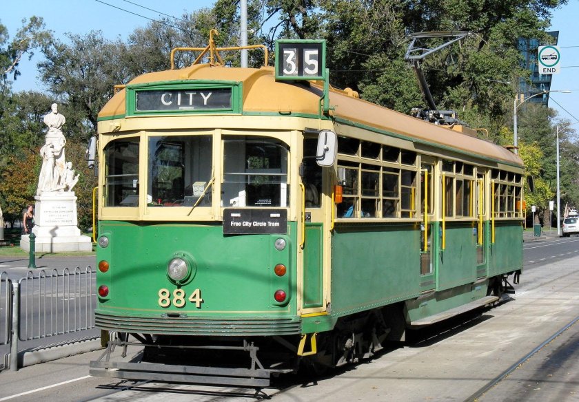 Австралия Мельбурн трамвай