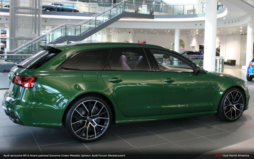 Audi rs6 avant Green