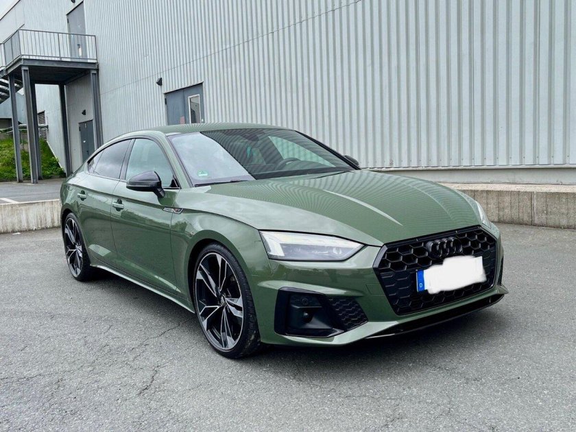 Ауди а 5 зеленая