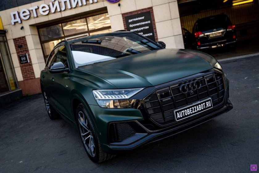 Зеленый матовый q8