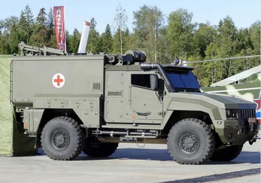 Санитарный бронеавтомобиль «тайфун-к»