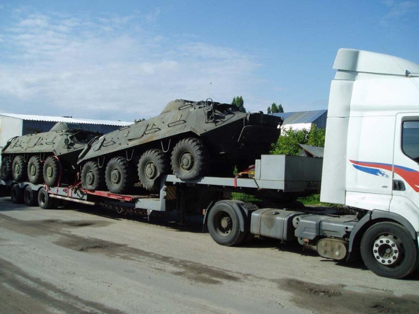 Трал для перевозки танков КАМАЗ