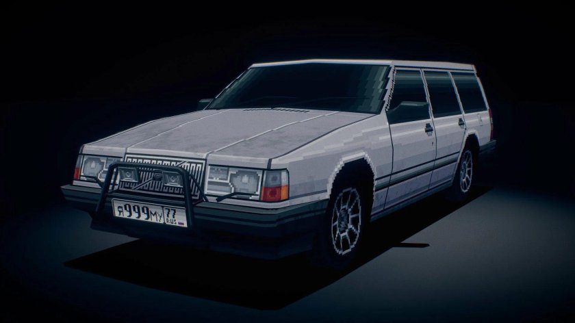 Вольво 940 из бумаги