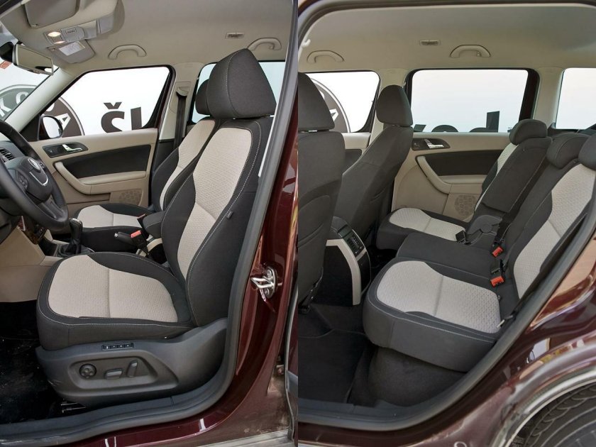 Шкода Йети салон внутри