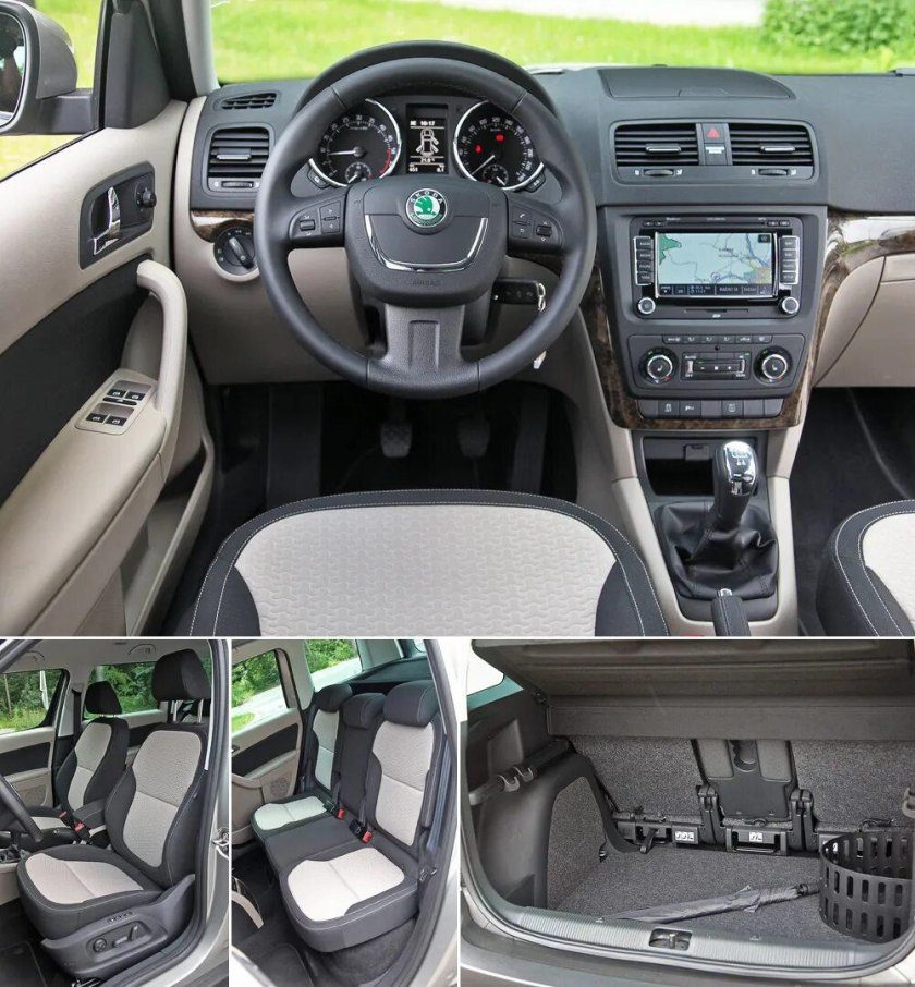 Skoda Yeti салон